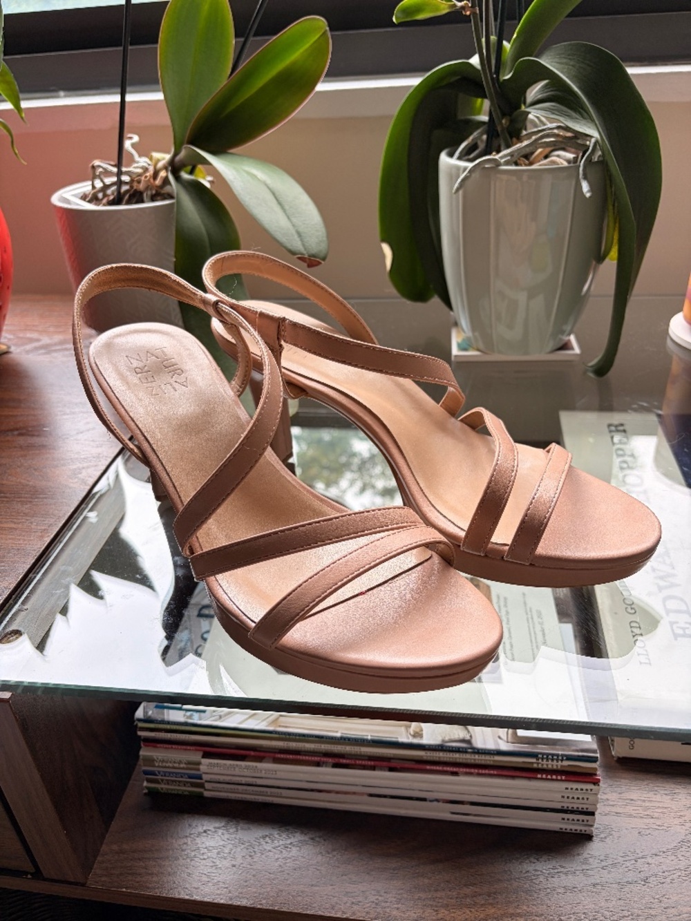 Naturalizer strappy heels size 11